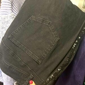 Black Sequined Jeans🖤